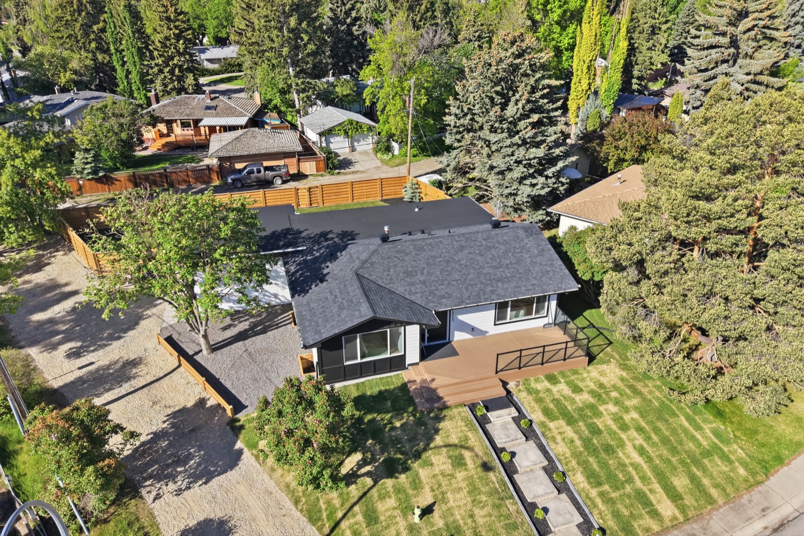 Exterior view of Haysboro Estate Home