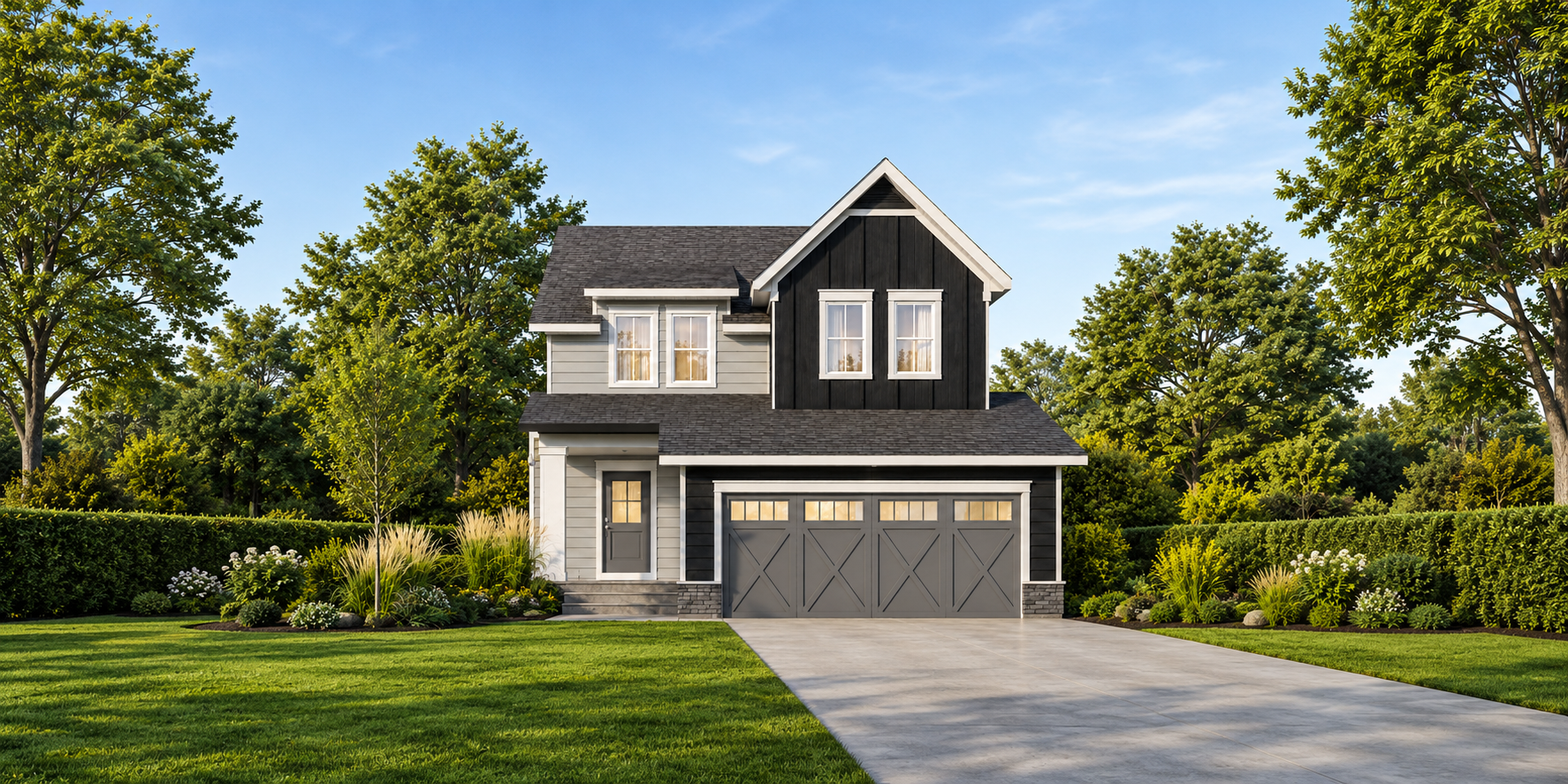 Front Double-Car Garage Home opportunity in Yorkville, Calgary