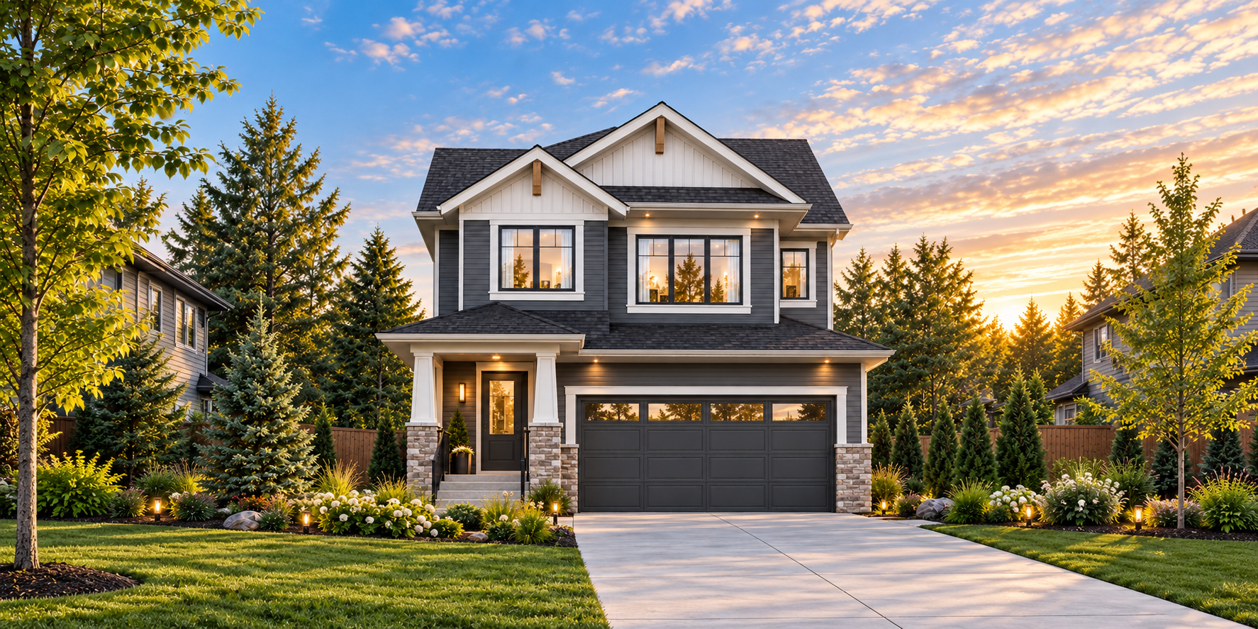 Front Double-Car Garage Home opportunity in Yorkville, Calgary